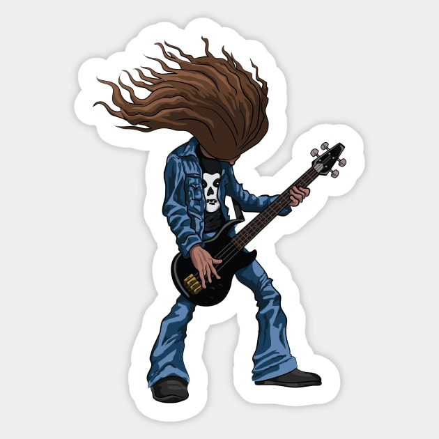 Cliff Burton Sticker by Tameink